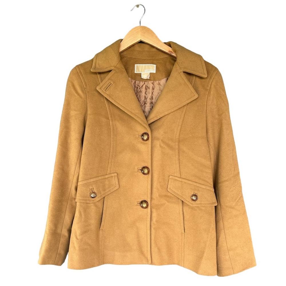 Michael Kors Women’s Wool Button Down Coat Size 10
